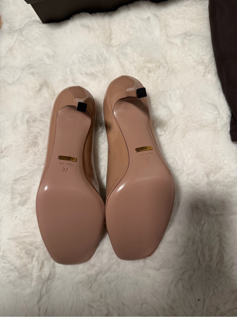 Gucci Women’s Blush Patent Leather Horsebit Pumps NEW AUTHENTIC - Picture 5 of 7